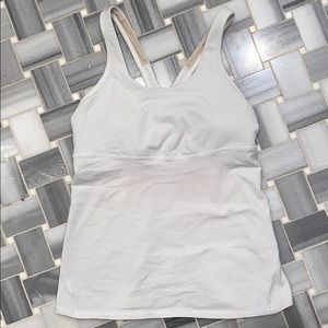 Lululemon white tank top